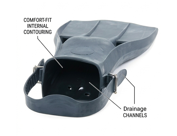 BLACK JET DIVER FINS